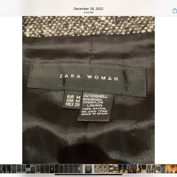 Zara Wool Blazer - Picture 2 of 3